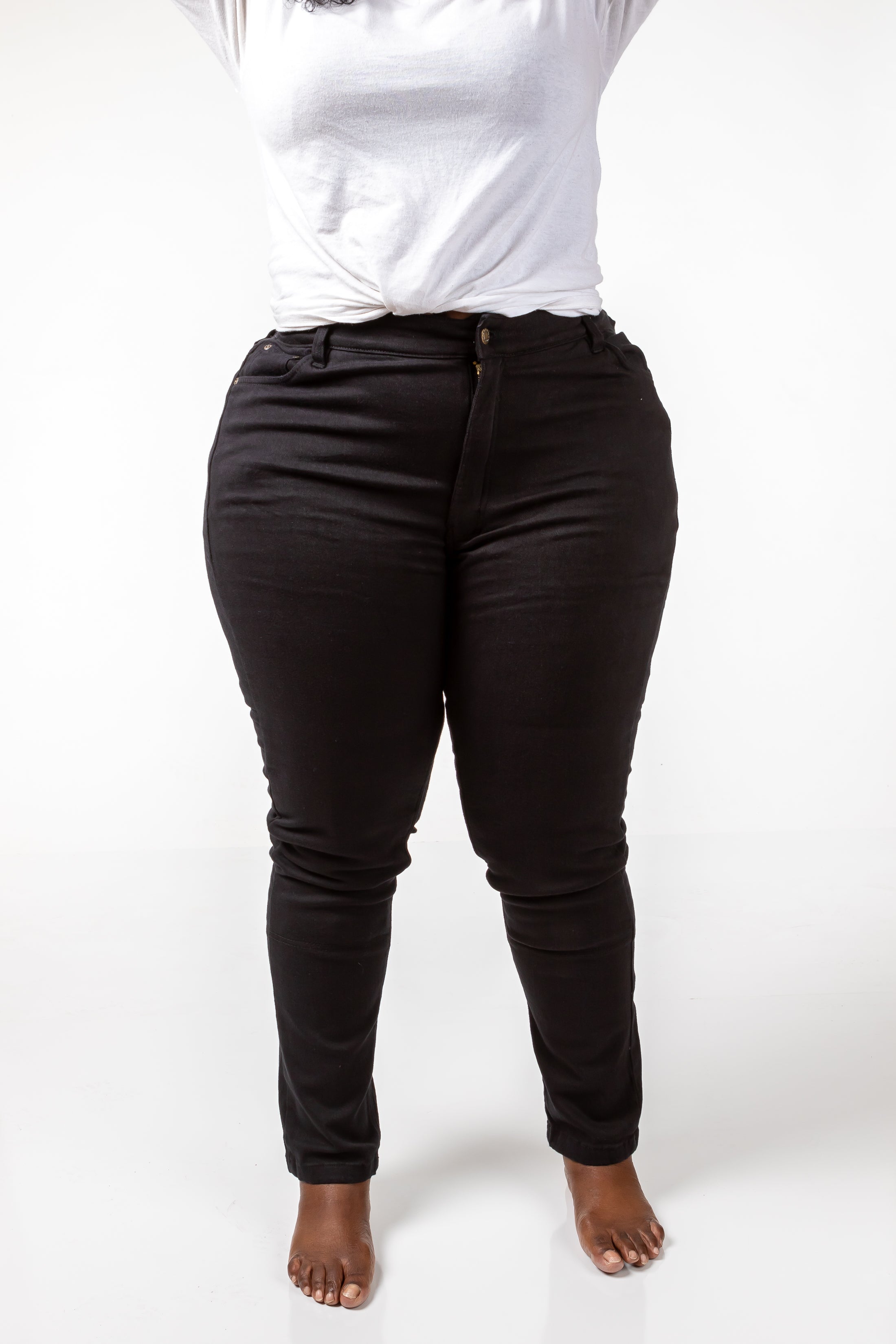 SportBike Chic™ Protective Riding Jeans for Plus Size Women and Passen