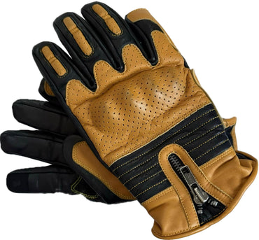 motorcycle gloves with zipper