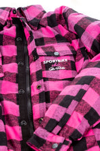 Cargar imagen en el visor de la galería, Pink and black armored shirt
