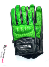 Load image into Gallery viewer, Motorcycle gloves Leather SportBike Chic
